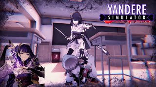 Genocide Ending as Raiden with KATANA  Yandere Simulator 202X Mode [upl. by Asyla]