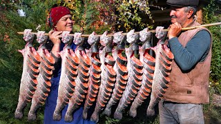 Fresh Trout Cooked in a Wood Fired Oven  A Traditional Delight [upl. by Scarface873]