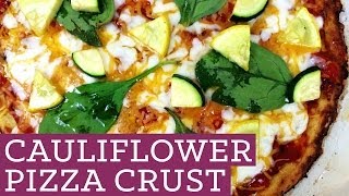 Cauliflower Pizza Crust  Healthy Dough Recipe  Mind Over Munch Episode 18 [upl. by Saeger]