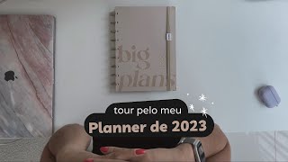 TOUR pelo meu PLANNER de 2023  Planner Studies [upl. by Enitsirhc]