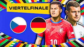 EURO 2024 PROGNOSE  Viertelfinale 1 🇨🇿🇩🇪 [upl. by Nrehtak652]