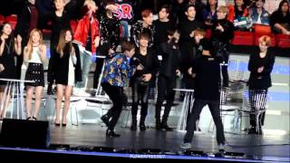 【HD】BTSGOT7Red VelvetTwice reaction to EXO quotdrop thatquot  MAMA 2015 [upl. by Jedlicka899]