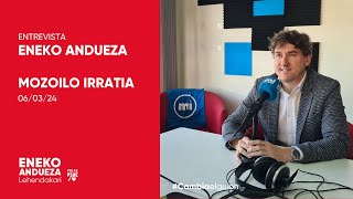 Entrevista a Eneko Andueza en Mozoilo Irratia [upl. by Yancy132]