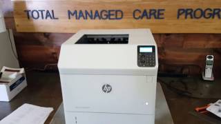 HP LaserJet M604605606 first look and review [upl. by Kahlil388]