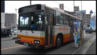 Bus Sound伊予鉄バス2140号車【日野ブルーリボン KCHT2MLCA走行音】 [upl. by Macfadyn]