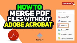 How to merge pdf files without adobe reader 2024 [upl. by Arval]