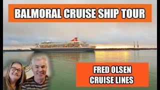 Fred Olsen Balmoral Cruise Ship Tour [upl. by Ahteres104]