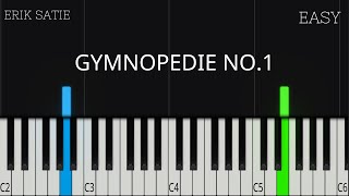 Erik Satie  Gymnopedie No1  EASY Piano Tutorial [upl. by Claire]