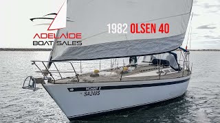 Olsen 40 Yacht  Blue water cruising yacht amp live aboard [upl. by Enicul]