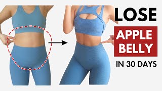 LOSE APPLE BELLY FAT in 30 days 🔥weight loss workout that works for beginners knee friendly [upl. by Eelrehpotsirhc642]