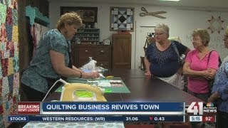 Quilting company saves small Missouri town [upl. by Hoj]