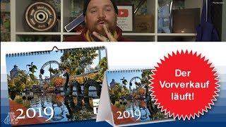 Kalender 2019  Freizeitpark  Achterbahn Kalender  ParkScout amp RideReview [upl. by Rolyat]