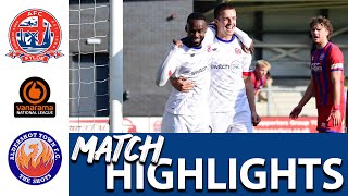 HIGHLIGHTS AFC Fylde 52 Aldershot Town  Coasters Run Riot as Haughton Scores From HalfWay Line [upl. by Assirac]