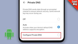 How To Setup Private DNS On Android for own privacy  Full Guide [upl. by Leasa152]