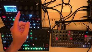 Jamming with Elektron Syntakt Octatrack and Uno Synth Pro X [upl. by Matthaus719]