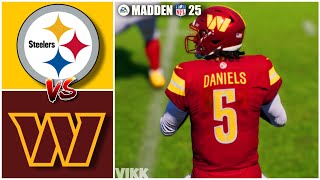 Steelers vs Commanders Week 10 Simulation Madden 25 PS5 [upl. by Ettezel]