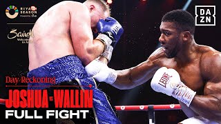 FULL FIGHT  Anthony Joshua vs Otto Wallin The Day of Reckoning [upl. by Idnim]