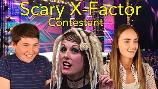 X Factor Scary Contestant Reaction  Head Spread [upl. by Freedman100]