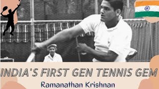 Ramanathan Krishnan  Indias Only Wimbeldon Semifinalist in Mens Singles [upl. by Anilad]