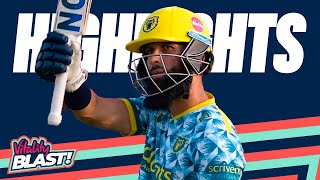 Moeen Ali Smashes 103 off 59  Birmingham v Leicestershire  Highlights  Vitality Blast 2024 [upl. by Vories]