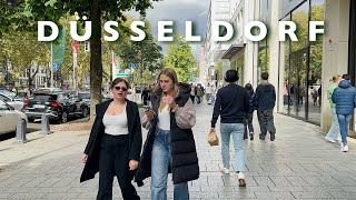 4K Exploring The Beauty Of Düsseldorf Luxurious Shopping Streets amp Restaurants Walking Tour 2024 [upl. by Oiziruam745]