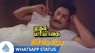 Vetti Veru Vasam Song Whatsapp Status  Muthal Mariyathai Movie Songs  Sivaji  Radha  Ilayaraja [upl. by Rayner]