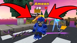 Playing Bedwars On Amaan Account [upl. by Dyrraj]