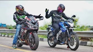 Kawasaki Zx25R Vs Pulsar NS200 Which Is Faster🥵super bike viral short pending [upl. by Dreda]