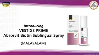 Biotin Sublingual Spray  Vestige  Wellness City  Biotin Suppliment [upl. by Capp409]