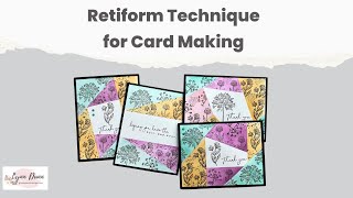 Retiform Technique for Card Making [upl. by Goto]