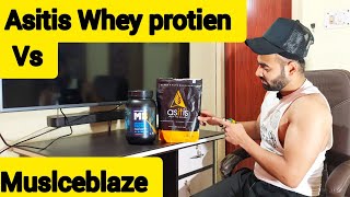 Whey protein  asitis vs Muslceblaze  My personal Review [upl. by Ninon]