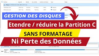 Etendre  réduire une partition gérer vos disques durs sans formatage ni perdre les données [upl. by Yntruoc97]