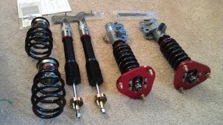 2011 tC HOW TO INSTALL MEGANRACING FRONT COILOVERS PART 2 OF 2 [upl. by Dlanod]