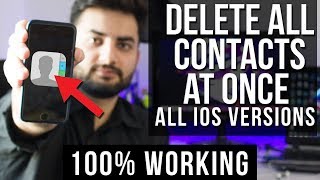 How To Delete All Contacts from iPhone 11 X Xs 8 7 6s 6 5 amp 5s [upl. by Leirol]