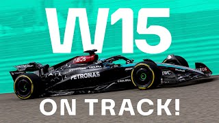 The Next Phase  Mercedes F1 W15 Hits the Track [upl. by Fagin]