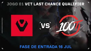 100 Thieves x Sentinels Mapa 1 Pearl  VALORANT Last Chance Qualifier Americas [upl. by Korie]