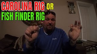 CAROLINA RIG vs THE FISH FINDER RIGWHATS THE DIFFERENCE [upl. by Biebel]