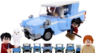 Every LEGO Harry Potter Flying Ford Anglia 2002 to 2024 [upl. by Davine]