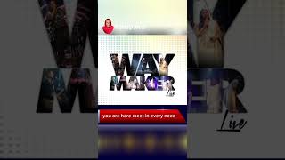 Sinach  Way maker  lyrics [upl. by Imot]