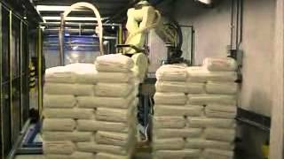 Bag Emptying Solution  ServiTech amp Kawasaki Robot [upl. by Buna652]