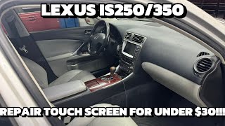 20062009 Lexus IS250350 navigation digitizer replacement [upl. by Nial]