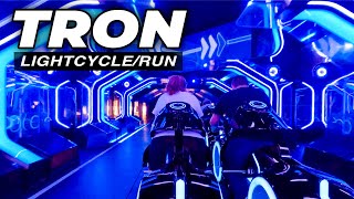 NEW TRON LightcycleRun FULL Ride POV 4K Magic Kingdom Walt Disney World Roller Coaster [upl. by Lynda]