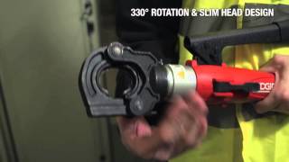 RIDGID RE 60MLR Manual Hydraulic Crimp Tool [upl. by Mit238]