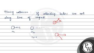 What is the difference between headon collision and glancing collision Define coefficient of r [upl. by Mikol]