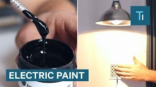 ElectricityConducting Paint Lets You Paint Switches On Walls [upl. by Wrand]