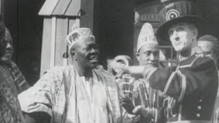 African Visitors to the Tower of London 1949 [upl. by Narut506]