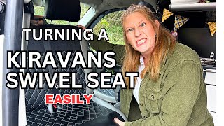 How To Turn A KIRAVANS DOUBLE SWIVEL SEAT  WITHOUT SWEARING [upl. by Colbert435]