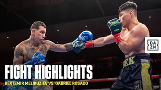 HIGHLIGHTS  Bektemir Melikuziev vs Gabe Rosado [upl. by Nyleuqcaj]