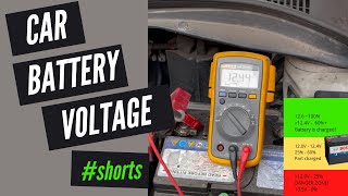 What Voltage Should Car Battery Be [upl. by Stoddart]