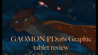 GAOMON PD1161 Drawing Tablet Review  Land of Promise Speedpaint [upl. by Ateekan]